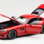 Mercedes AMG GT C190 Rouge Norev 1:18 183496 - image 2 of 8