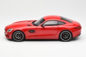 Mercedes AMG GT C190 Rouge Norev 1:18 183496 Métal — image 4 sur 8