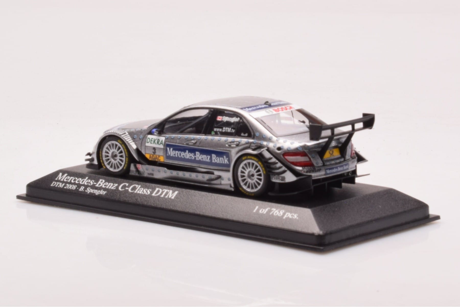 Mercedes C-Class W204 DTM Team AMG Mercedes #3 B. Spengler DTM 2008 Minichamps 1:43 400083803 Métal — image 3 sur 4