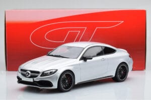 Mercedes C63S AMG C205 Coupé Argent GT Spirit 1:18 GT116 Résine — image 6 sur 6