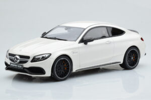 Mercedes C63S AMG C205 Coupé Blanc GT Spirit 1:18