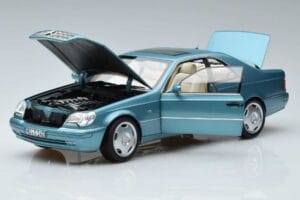 Mercedes CL600 C140 Bleu Métallisé Norev 1:18 183448 Métal — image 2 sur 7
