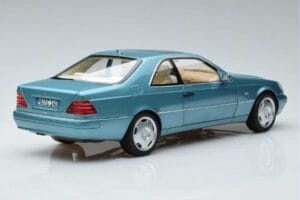 Mercedes CL600 C140 Bleu Métallisé Norev 1:18 183448 Métal — image 3 sur 7