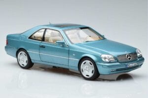 Mercedes CL600 C140 Bleu Métallisé Norev 1:18 183448 Métal — image 5 sur 7