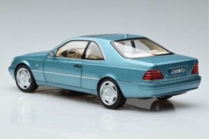 Mercedes CL600 C140 Bleu Métallisé Norev 1:18 183448 Métal — image 6 sur 7
