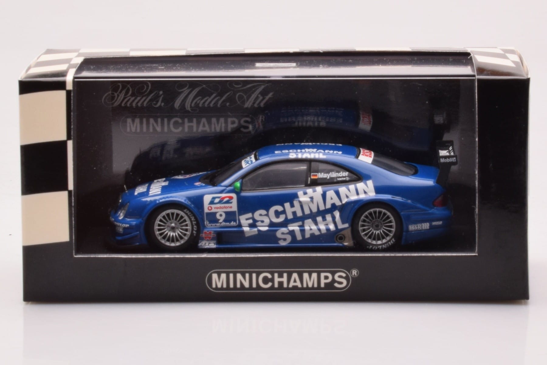 Mercedes CLK DTM Team Manthey #9 B. Maylander DTM 2001 Minichamps 1:43 400013109 Métal — image 4 sur 4