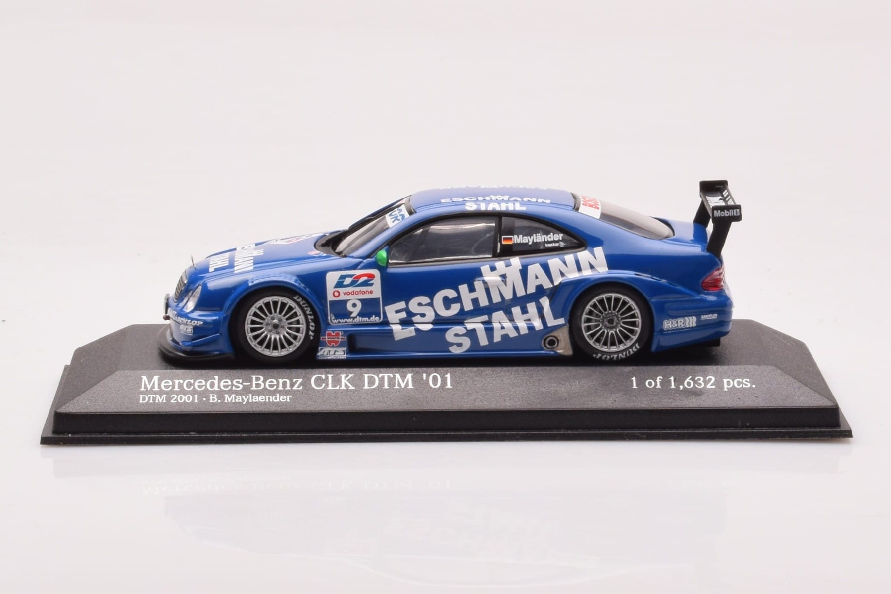 Mercedes CLK DTM Team Manthey #9 B. Maylander DTM 2001 Minichamps 1:43 400013109 Métal