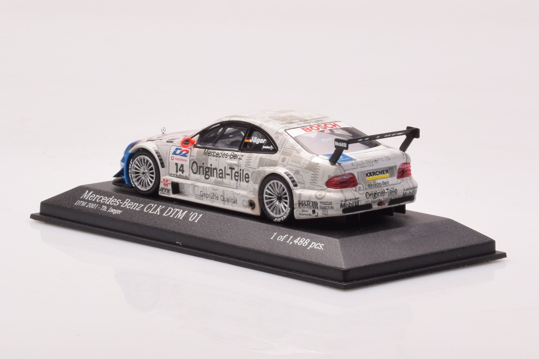Mercedes CLK DTM Team Persson #14 Jaeger DTM 2001 Minichamps 1:43 400013714 Métal — image 3 sur 4