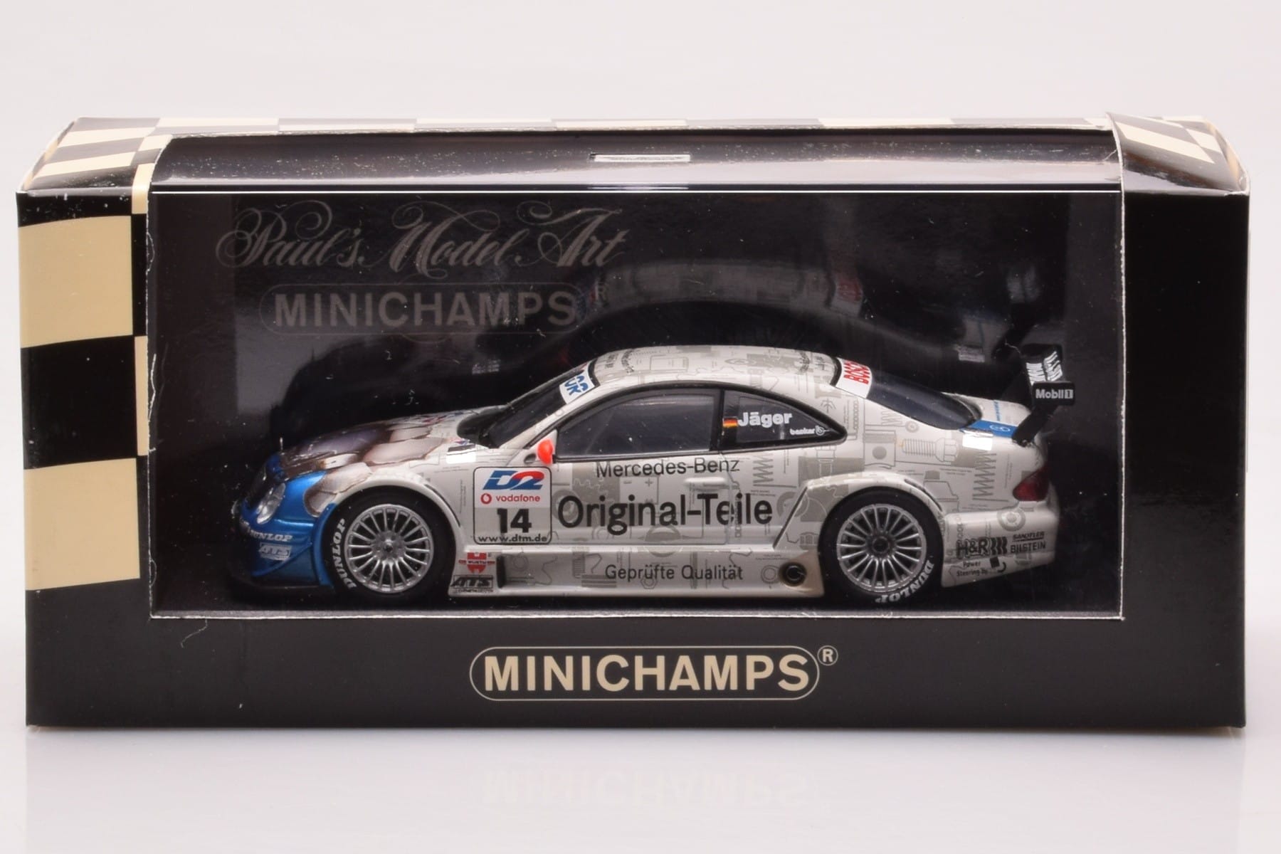 Mercedes CLK DTM Team Persson #14 Jaeger DTM 2001 Minichamps 1:43 400013714 Métal — image 4 sur 4