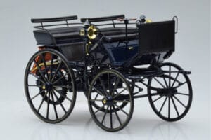 Mercedes Daimler Motorkutsche Bleu Foncé Norev 1:18 183700 Métal — image 4 sur 6
