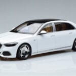 Mercedes Maybach S600 W222 V12 Biturbo Diamond Blanc Almost Real 1:18