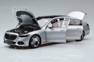 Mercedes Maybach S600 W222 V12 Biturbo Hightech Argent Almost Real 1:18 820118 Métal — image 2 sur 12
