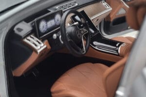 Mercedes Maybach S600 W222 V12 Biturbo Hightech Argent Almost Real 1:18 820118 Métal — image 10 sur 12