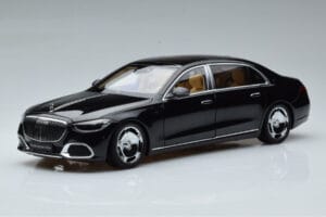 Mercedes Maybach S600 W222 V12 Biturbo Obsidian Noir Almost Real 1:18 820115
