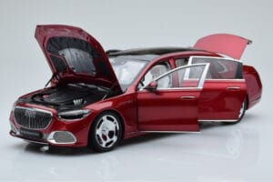 Mercedes Maybach S600 W222 V12 Biturbo Patagonia Rouge Almost Real 1:18 820119 Métal — image 2 sur 10