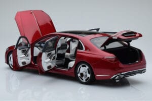 Mercedes Maybach S600 W222 V12 Biturbo Patagonia Rouge Almost Real 1:18 820119 Métal — image 5 sur 10
