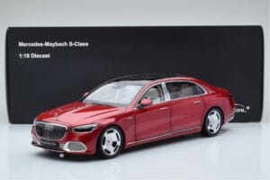 Mercedes Maybach S600 W222 V12 Biturbo Patagonia Rouge Almost Real 1:18 820119 Métal — image 10 sur 10