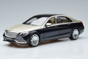 Mercedes Maybach S650 X222 Bleu Argenté Norev 1:18 B66960615 Métal