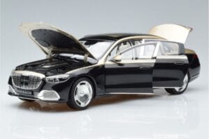 Mercedes Maybach S680 X223 Or Noir Metallic Norev 1:18 183917 Métal — image 2 sur 7