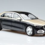Mercedes Maybach S680 X223 Or Noir Metallic Norev 1:18 183917 Métal - image 5 of 7