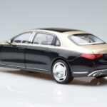 Mercedes Maybach S680 X223 Or Noir Metallic Norev 1:18 183917 Métal - image 6 of 7