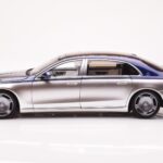 Mercedes Maybach S680 W223 Nautical Bleu Cirrus Argent Almost Real 1:18 820125 - image 4 of 8