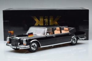 Mercedes 600 Pullman W100 Landaulet Queen Elizabeth II KK-Scale 1:18 KKDC181185 Métal — image 6 sur 6
