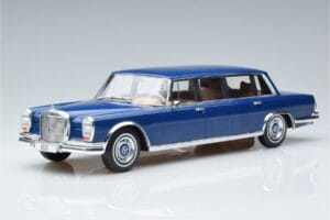 Mercedes S-Class 600 W100 LWB Pullman Bleu Foncé MCG 1:18 MCG18189 Métal