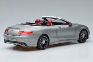 Mercedes S-Class A217 Cabriolet Gris Norev 1:18 B66960355 Métal — image 3 sur 8
