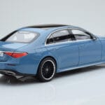 Mercedes S-Class W223 Vintage Bleu Norev 1:18 B66960828 - image 3 of 7