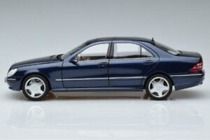 Mercedes S55 AMG W220 Bleu Norev 1:18 183817 Métal — image 4 sur 7