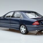 Mercedes S55 AMG W220 Bleu Norev 1:18 183817 Métal - image 6 of 7