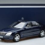 Mercedes S55 AMG W220 Bleu Norev 1:18 183817 Métal - image 7 of 7