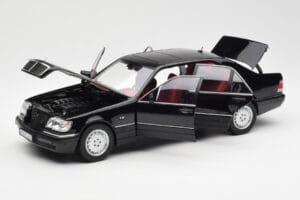 Mercedes S600 W140 Noir Norev 1:18 183722 Métal — image 2 sur 8