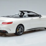 Mercedes AMG S63 A217 Cabriolet Diamond Blanc GT Spirit 1:18 - image 2 of 6