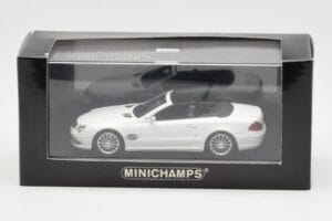 Mercedes SL 55 AMG R230 Blanc Minichamps 1:43 400036170 Métal — image 4 sur 4