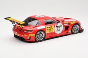 Mercedes SLS AMG GT3 #35 Team Black Falcon T. Heyer / Jafer / Lemeret 24 Hours of Spa 2011 Minichamps 1:18 151113135 Métal — image 2 sur 6