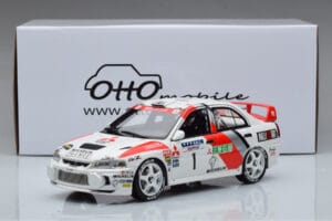 Mitsubishi Lancer Evo 4 T. Makinen / S. Harjanne Rally Catalunya 1997 Otto 1:18 OT409 Résine — image 6 sur 6