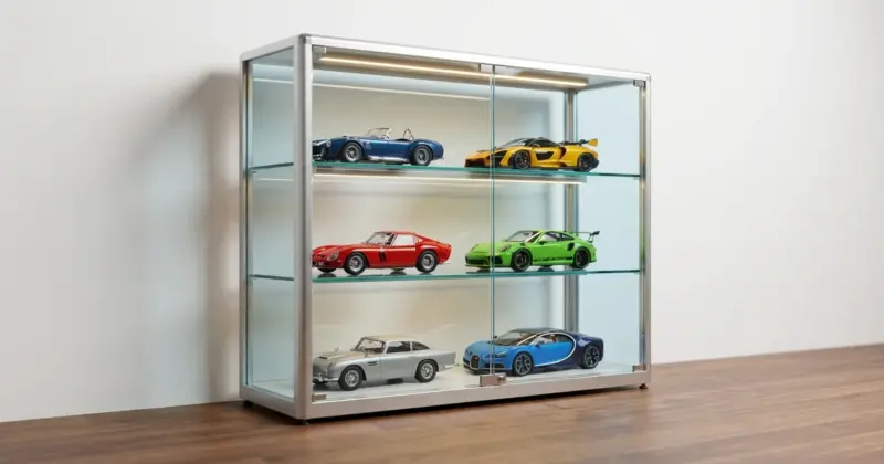 Vitrine voiture miniature et entretien : protéger votre collection