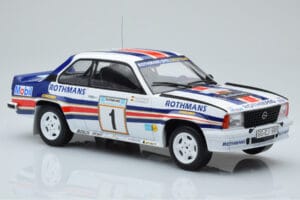 Opel Ascona 400 Rothmans #1 W. Rohrl / C. Geistdorfer Rally Acropolis 1982 IXO 1:18 18RMC097A Métal — image 4 sur 6