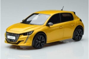 Peugeot 208 GT Line Jaune Otto 1:18 OT930 Résine
