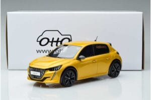 Peugeot 208 GT Line Jaune Otto 1:18 OT930 Résine — image 6 sur 6