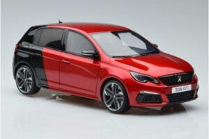 Peugeot 308 T9 GTI Rouge Otto 1:18 OT368 Résine — image 4 sur 6