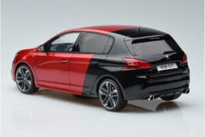 Peugeot 308 T9 GTI Rouge Otto 1:18 OT368 Résine — image 5 sur 6