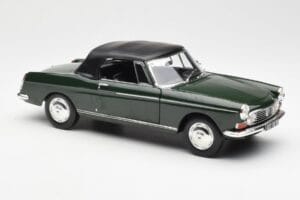 Peugeot 404 Cabriolet Antique Green Édition Limitée Norev 1:18 184829 Métal — image 6 sur 8