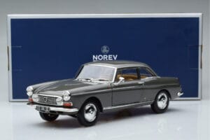 Peugeot 404 Coupé Graphite Gris Norev 1:18 184834 Métal — image 7 sur 7