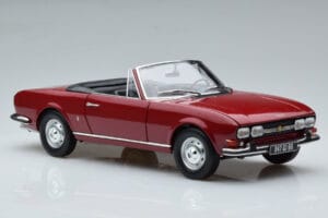 Peugeot 504 Cabriolet Rouge Norev 1:18 184818 Métal — image 6 sur 8