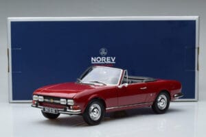 Peugeot 504 Cabriolet Rouge Norev 1:18 184818 Métal — image 8 sur 8