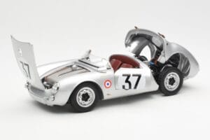 Porsche 550 RS Spyder #37 H. Polensky / R. von Frankenberg 24 Hours of Le Mans 1955 Schuco 1:18 450033400 Métal — image 2 sur 8