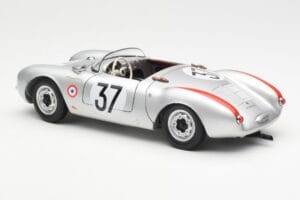 Porsche 550 RS Spyder #37 H. Polensky / R. von Frankenberg 24 Hours of Le Mans 1955 Schuco 1:18 450033400 Métal — image 7 sur 8